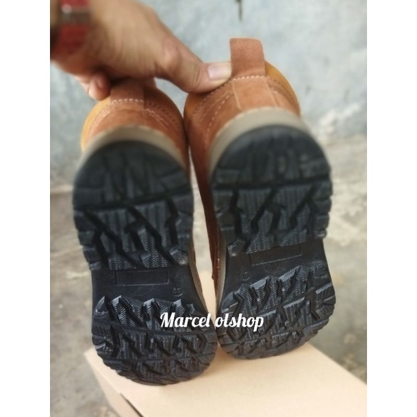 Sepatu Boot Pria Warna Coklat tan sepatu boots fashion pria real pict