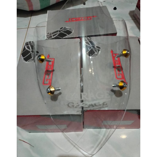 Visor Ninja R Logo Garage Plus Monel 4 Bua Kualitas Terbaik