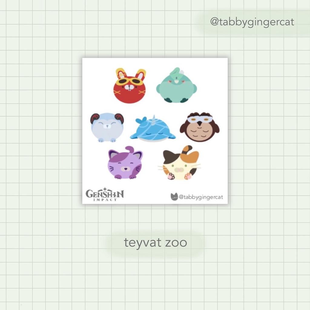 

Teyvat Zoo Sticker - Genshin Impact