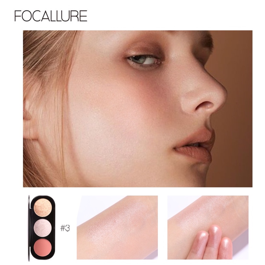 FOCALLURE BLUSH &amp; HIGHLIGHTER PALETTE FA26