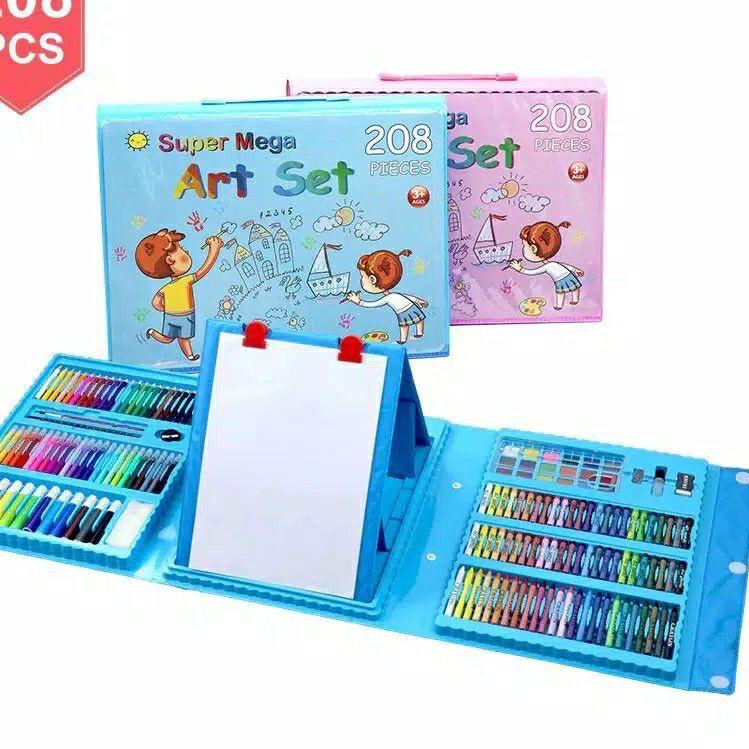 

ヤマ Crayon Set 208pcs / Krayon Mewarnai Anak 208pcs / Pensil Warna Set 208pcs Terlaris !