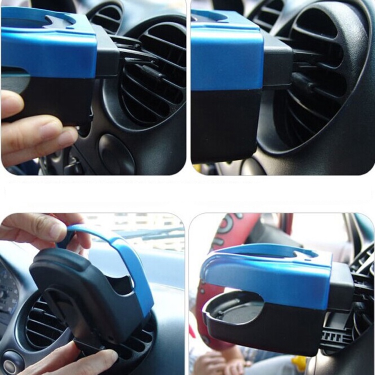 Hengtu Car Air Vent Drink Holder Tempat Minuman Kaleng Mobil - Black
