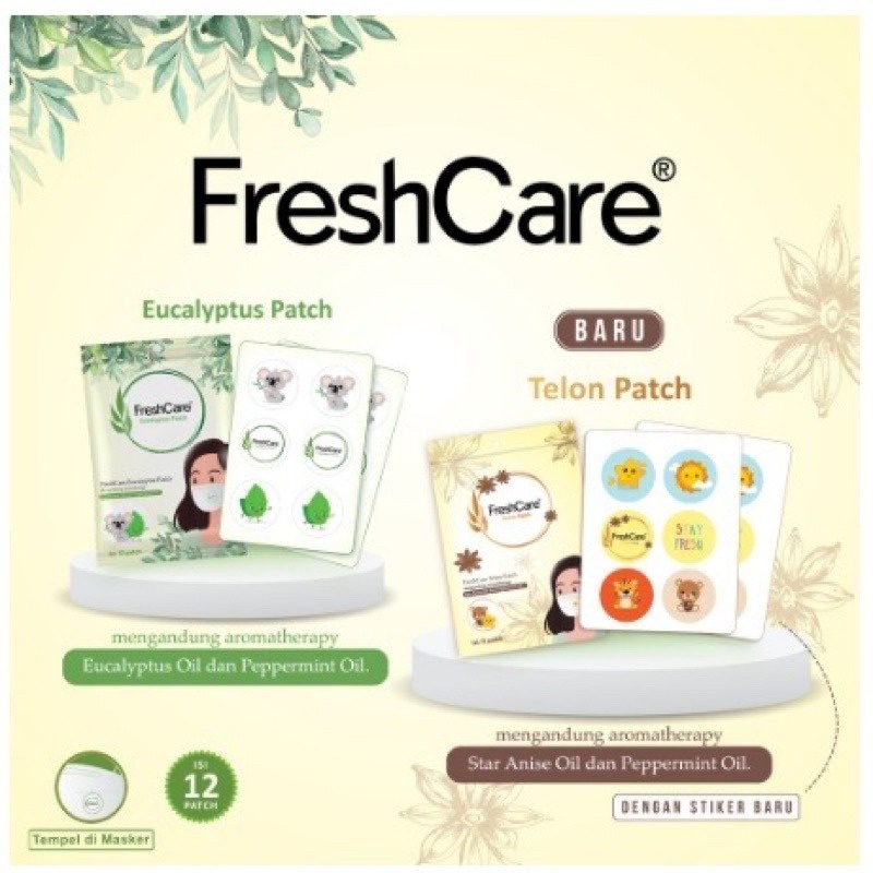Freshcare Eucalyptus Telon Patch ( isi 12 ) - Fresh Care Sticker Masker