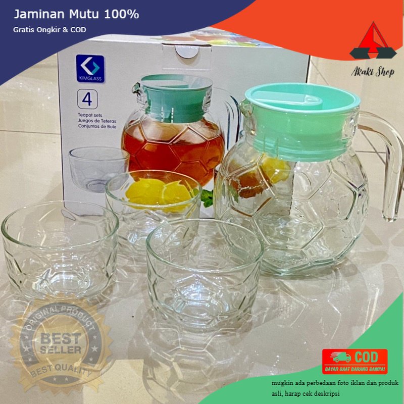 Pitcher 4 in 1 Set Kado Bola Rio Kimglass