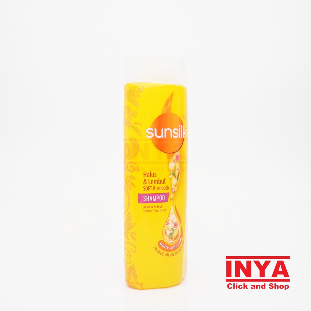 SUNSILK SHAMPOO HALUS &amp; LEMBUT SOFT &amp; SMOOTH 160ml - Sampo Rambut