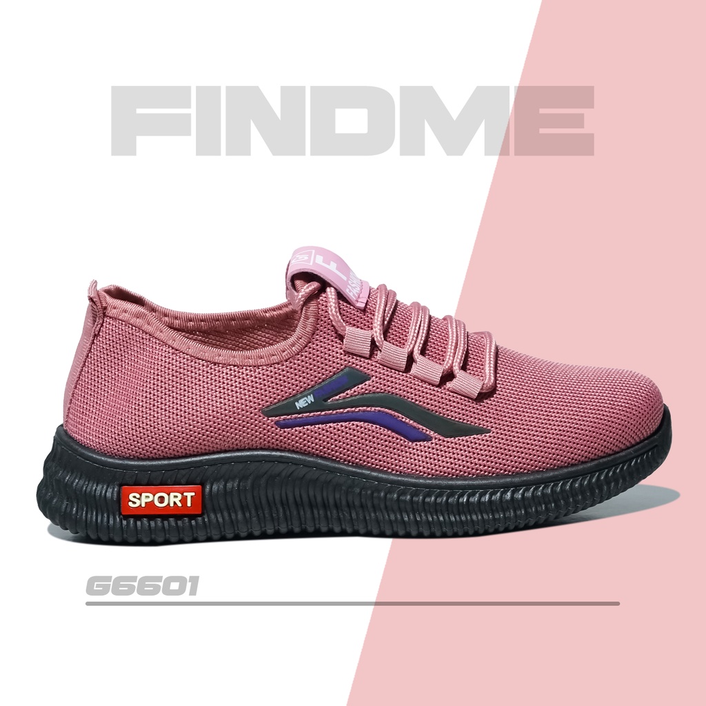 SEPATU SNEAKERS WANITA PRAKTIS KEKINIAN MOTIF WARNA CANTIK BAHAN FLYKNIT IMPORT G6601