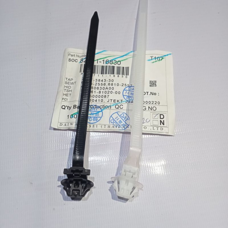 kleman tali ripet kabel body motor klip tali tis original TEBAL ORIGINAL