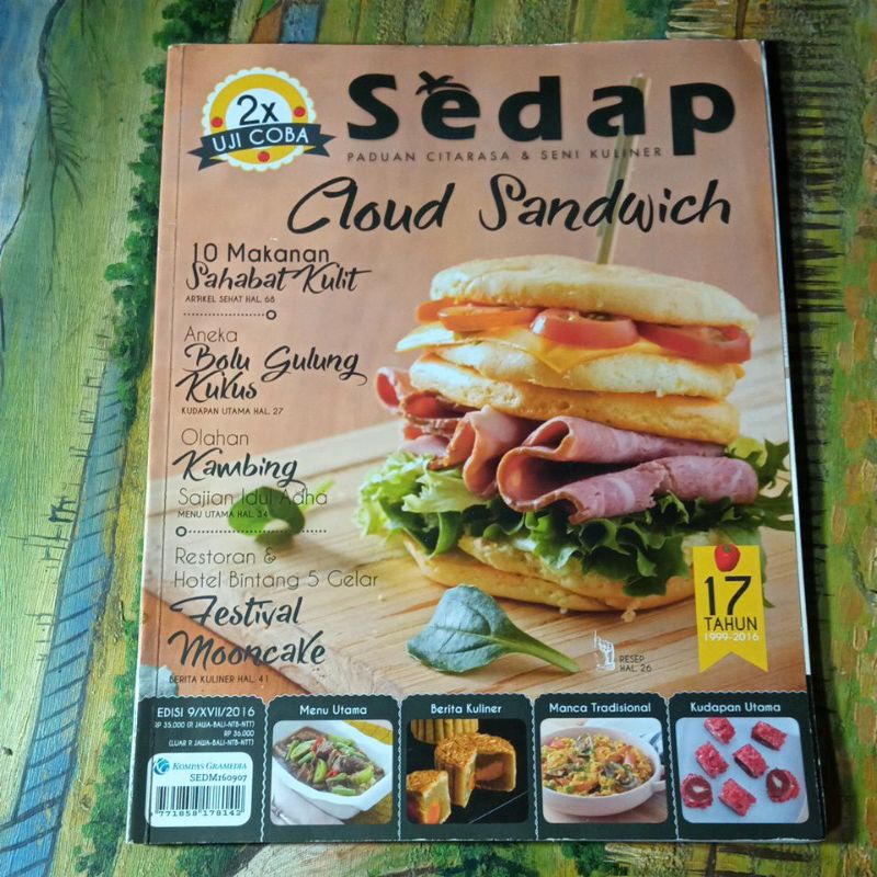 Majalah Sedap edisi 9, bolu gulung kukus