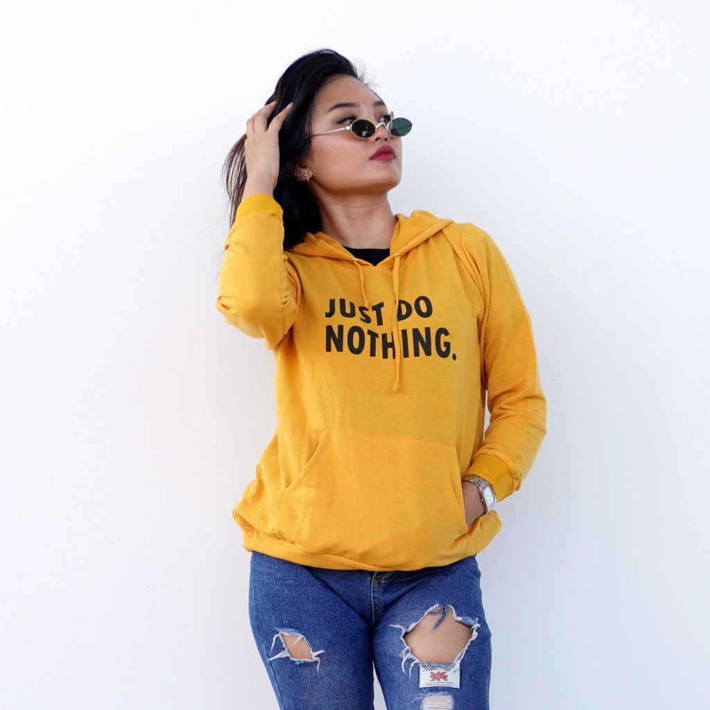 VS - Hoodie Fashion Just Do Nothing Babyterry Premium