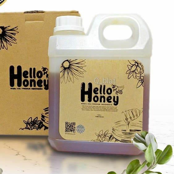 

♕ Hello Honey (Manis) 1000 Gram Halal - Uray Khas Badui Asli Original 100% l Natural Raw Honey ❆
