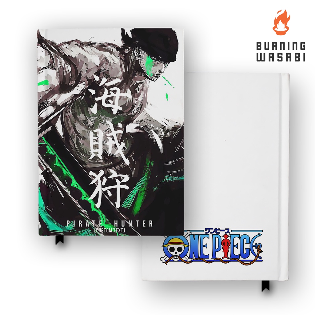 

Notebook Buku Luffy One Piece 31 Rorona Zoro Pirate Hunter Anime Manga Hardcover Custom DIary Jurnal Agenda A5 A6