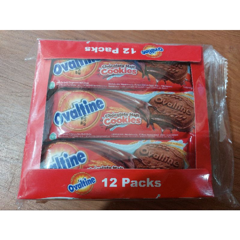 

ovaltine cookies sandwich pack isi 12pcs