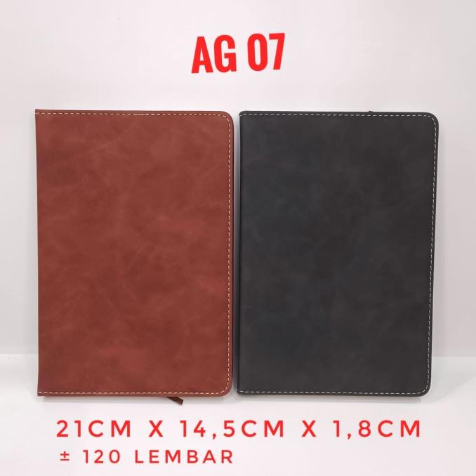 

Ag 07, Agenda kulit A5, block note, notes, notebook, agenda souvenir