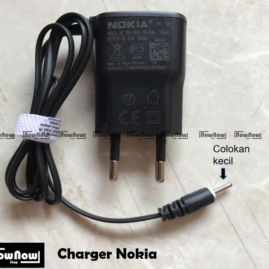 Travel Charger Nokia Jadul Original Cas Casan Travel Adapter HP Colokan Kecil [AFT.17Ja23ᴹ]