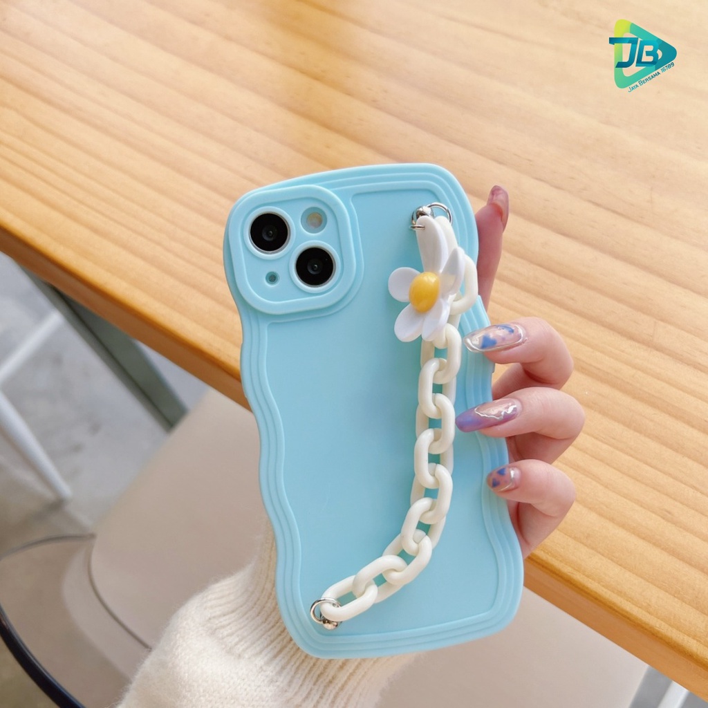 SOFTCASE WAVY WAVE GELOMBANG WARNA RANTAI FOR OPPO A3S A1K A5S A7 A11K A12 A15  A16 A55 5G A17 A17K A31 A8 A52 A92 A53 A33 A9 A5 2020 A37 NEO 9 A39 A57 LAMA A57 2022 A77S JB6585