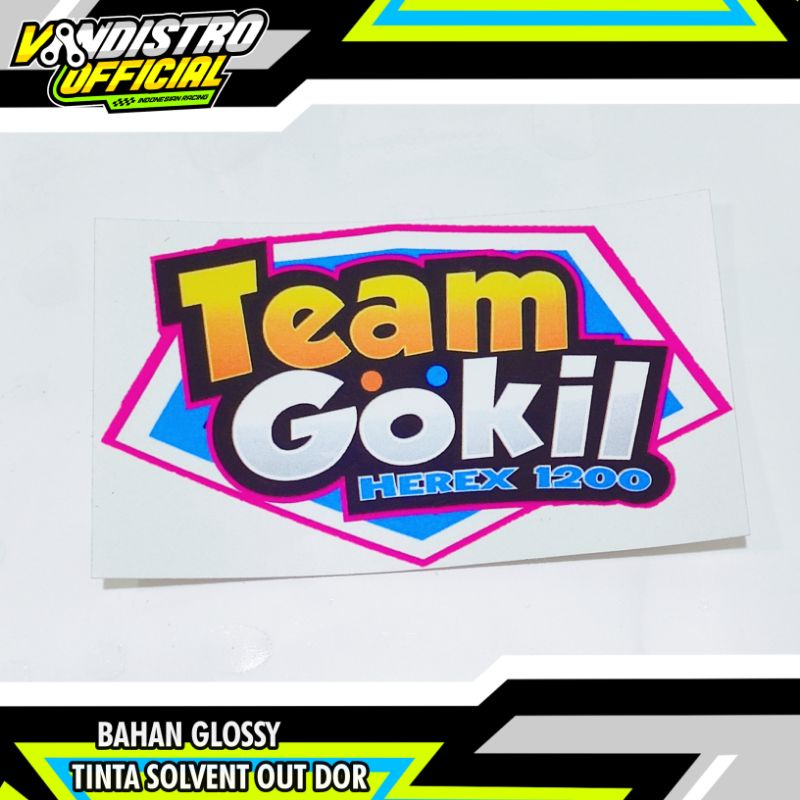 stiker team gokil