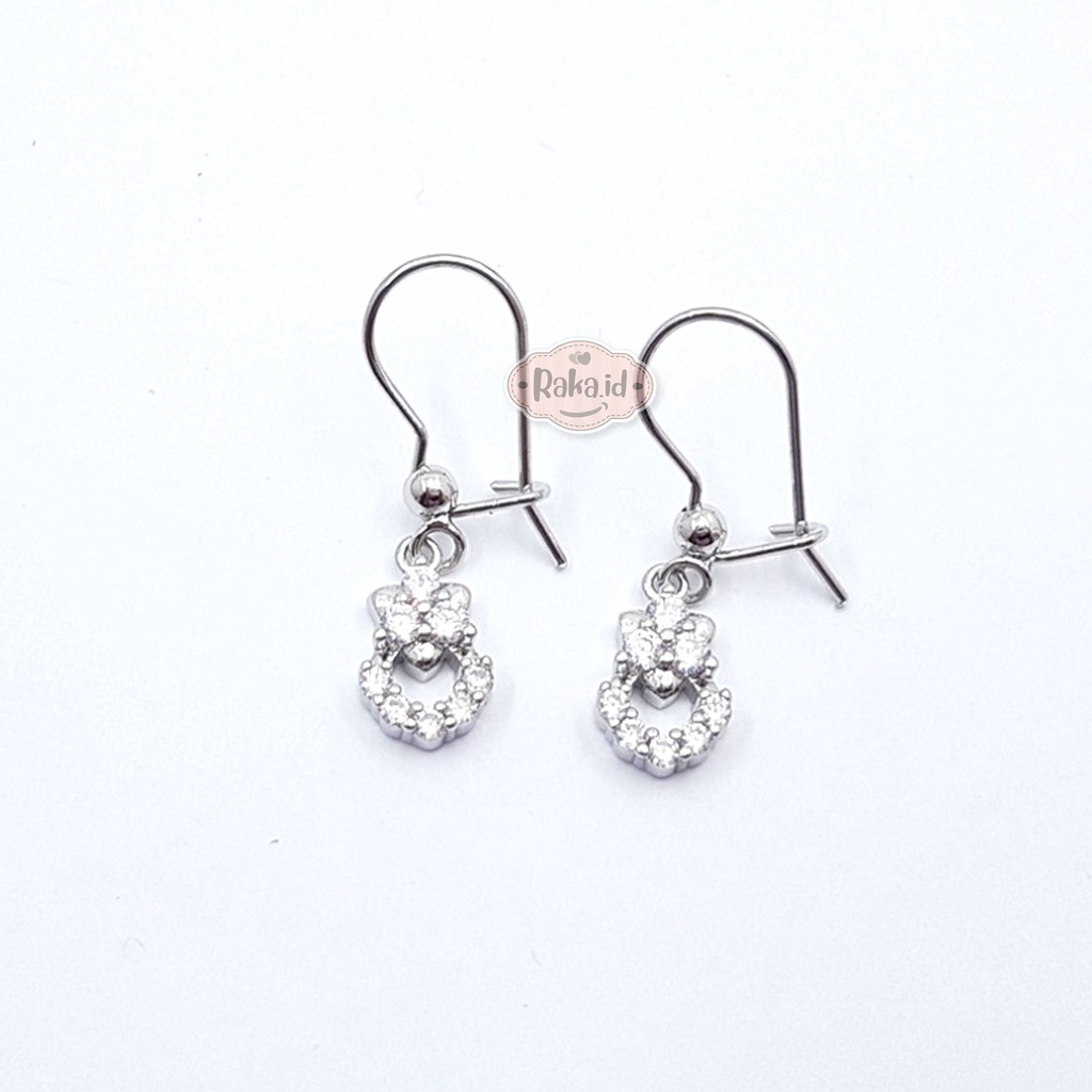 Anting Wanita Dewasa Anting Korean Style Anting Clip Kait Motif Bunga Ring Mata 1229