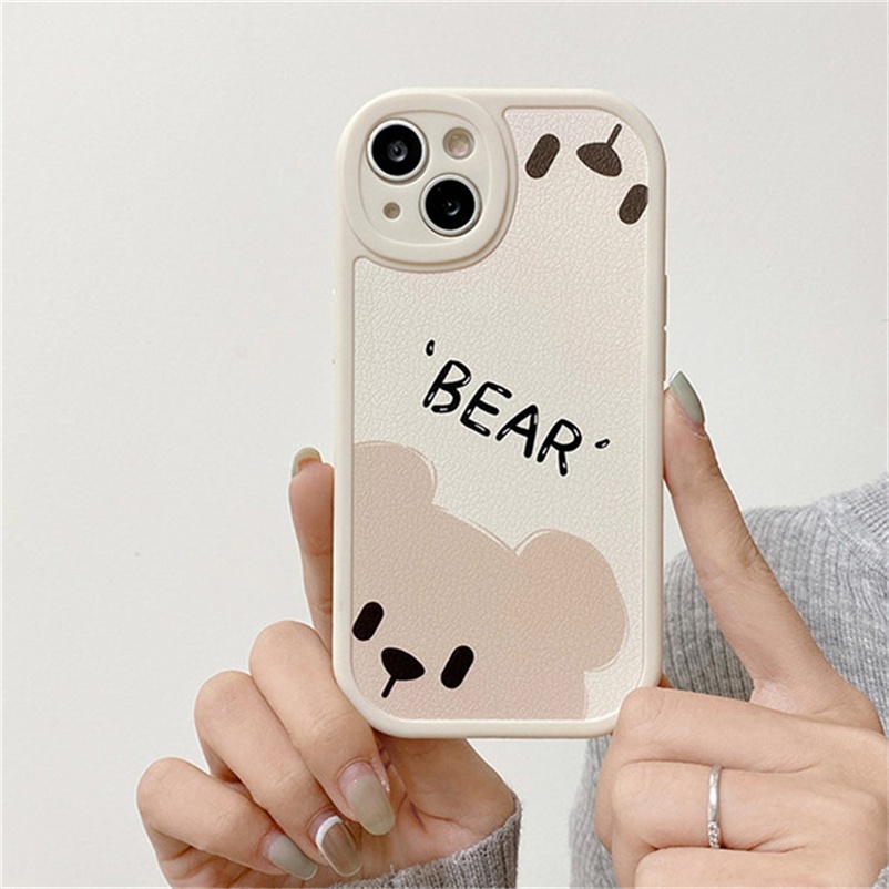 Soft Case Pelindung Bahan Silikon TPU Tahan Banting Untuk Phone Case Compatible For iPhone 14 13 12 11 Pro Xs Max XR X 7 8 6 6s Plus SE 2020 iPhone Art Love TPU Soft Silicone Precision Hole Ant-drop Shockproof Protection Casing Soft Case Phone Cas