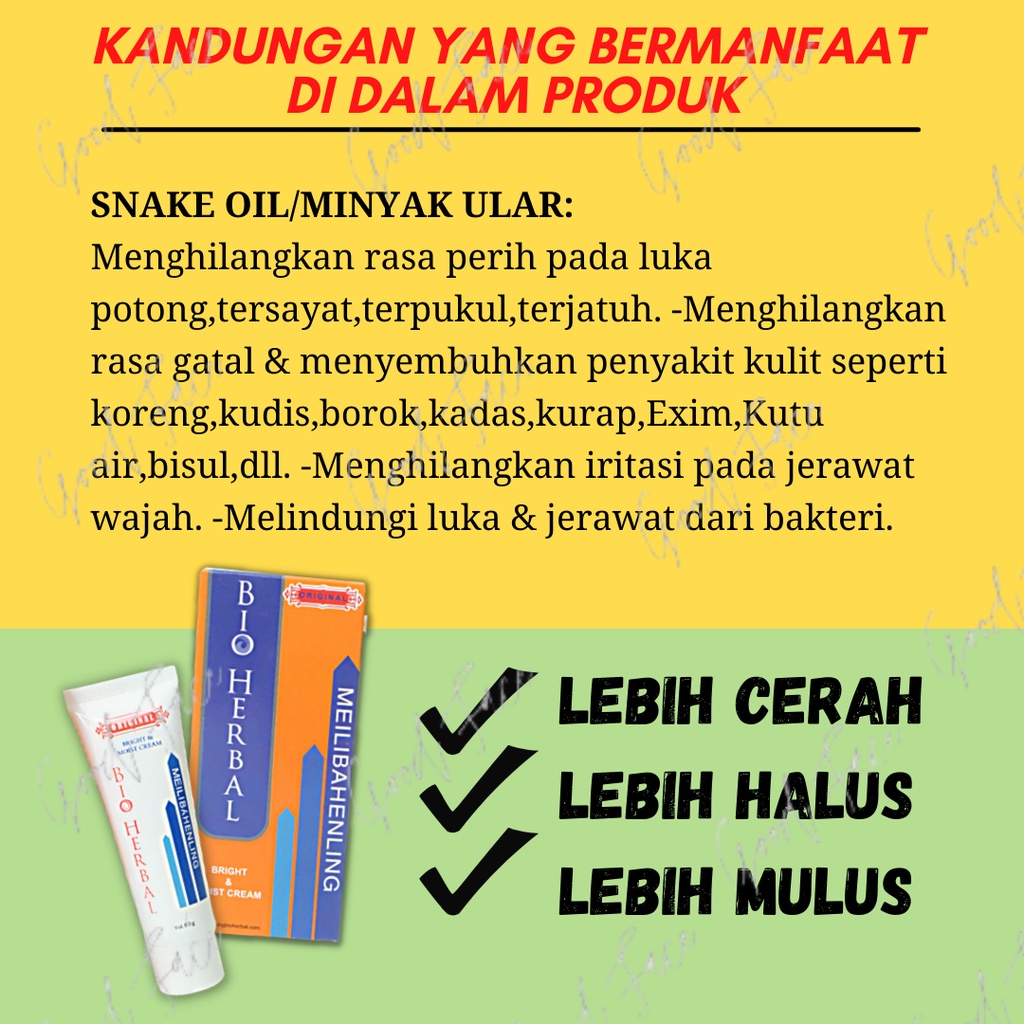 BIO HERBAL MEILIBAHENLING - SALEP PENGHILANG BEKAS LUKA - PENGHILANG BOPENG