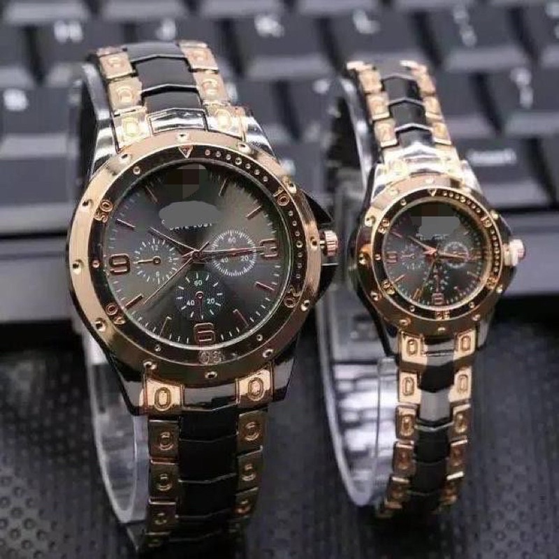 Jam Tangan Couple Casual Kekinian Keren Termurah Portable Cewek Arloji Terlaris Besar Simple Trendy 