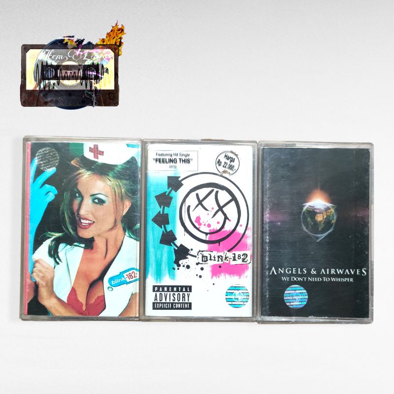 Dijual Paket Kaset Pita: BLINK 182 & ANGELS AND AIRWAVES