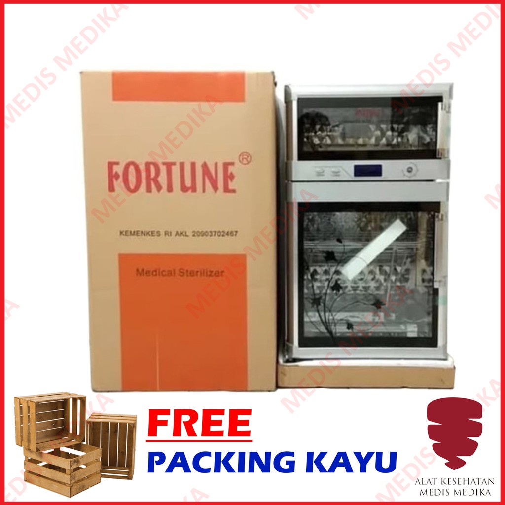 Sterilisator Kering Fortune 2 Pintu Alat Sterile Steril Instrumen Sterilizer EA001