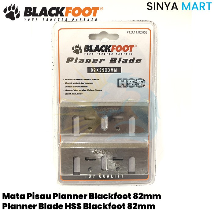 Mata Pisau Planer SKH HSS ORIGINAL BLACKFOOT TOP QUALITY Planer Blade Bit SET Mata Mesin Serut Ketam