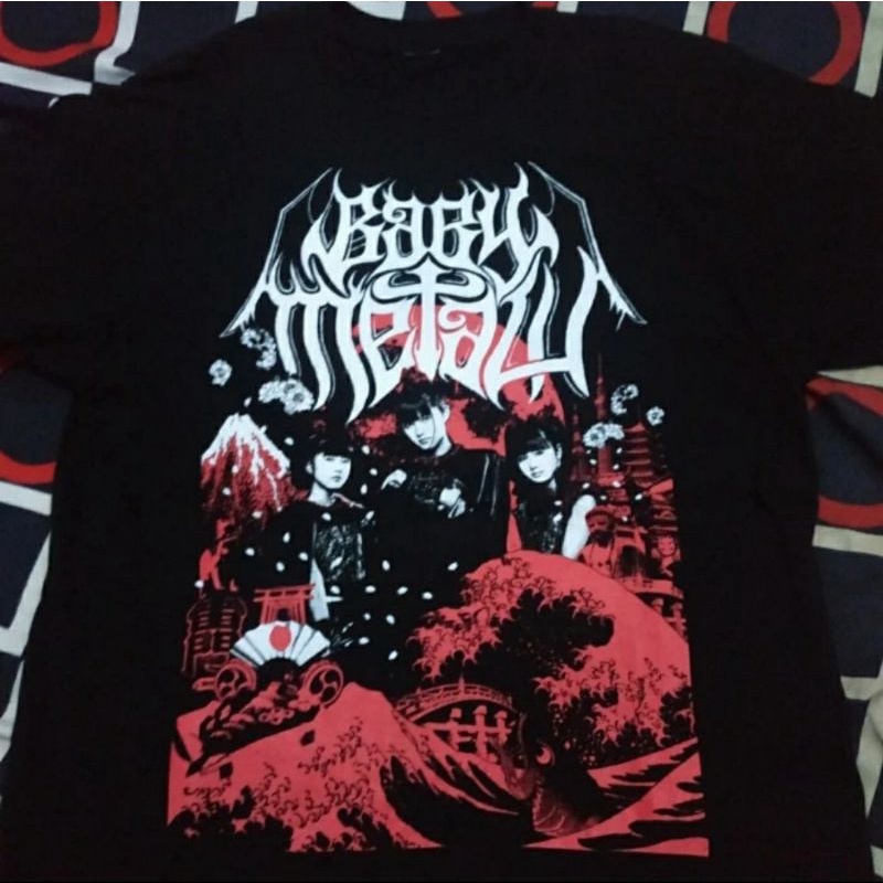 Kaos Babymetal Japan World Tour 2015 Official Merch