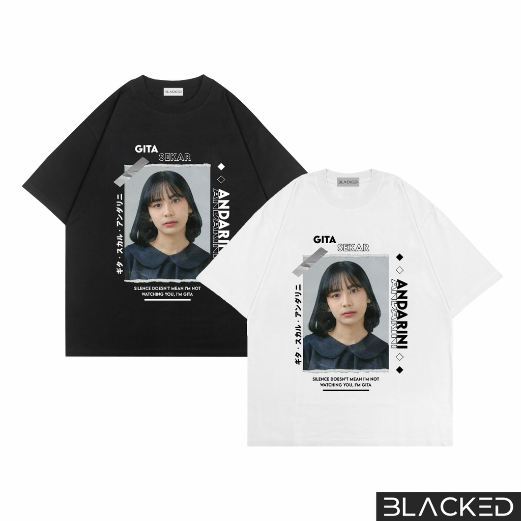 KAOS OVERSIZED JKT48 GITA SEKAR / OVERSIZE TEES / BAJU OVER SIZE JKT48