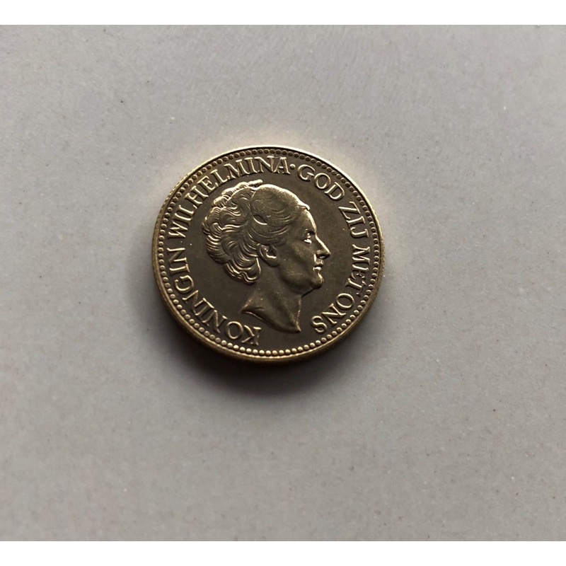 Koin Wilhelmina 10 Gulden Tahun 1925