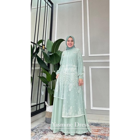 GAMIS WANITA MUSLIMAH YASMINE DRESS VOL 2 BY MAREVI OFFICIAL
