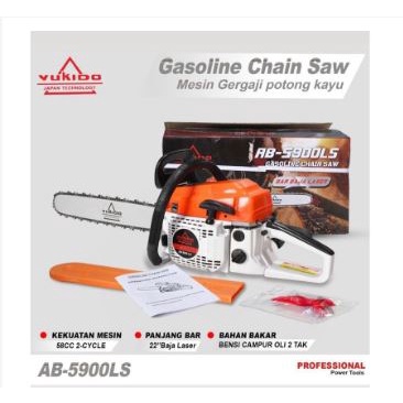 HOT PROMO!!!!!!!!! YUKIDO GASOLINE CHAINSAW BAR BAJA 22&quot;/GERGAJI MESIN BAR BAJA LASER 22&quot;