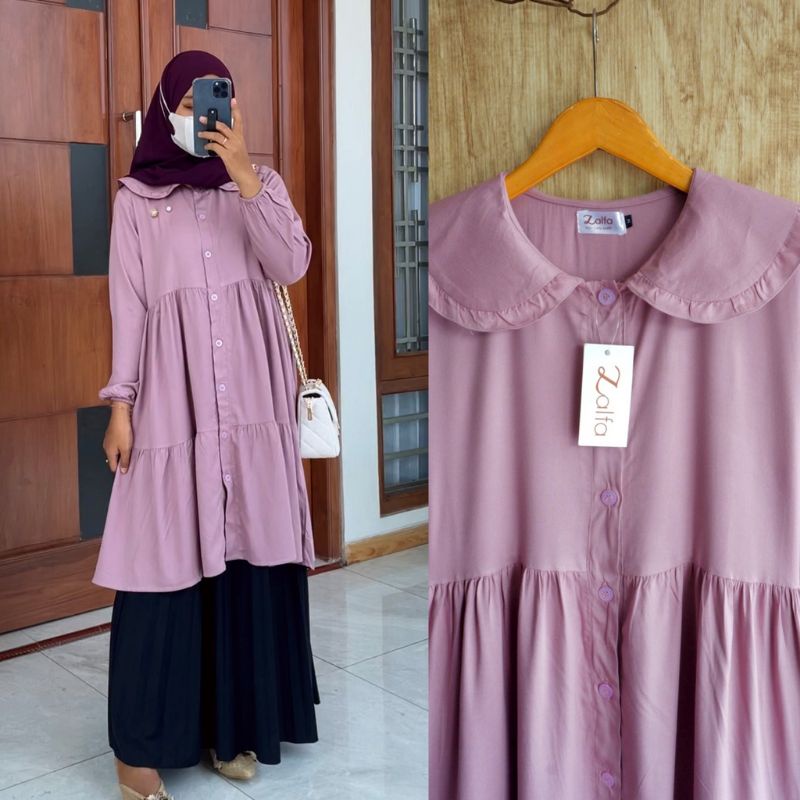 DANILLA tunik / tunik polos / tunik rayon