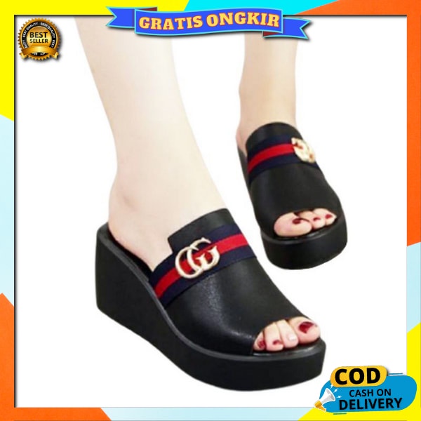 Sendal Widges Untuk Pesta Wanita Dewasa Sandal Weges Kondangan Ibu Wejes Jepit Elegan Sedal Wedges P
