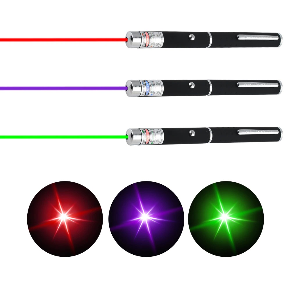 Taffware Laser Pointer Senter Pen Laser Laser Biru Merah Laser Blue Red Laser + Baterai AAA - ZY0001