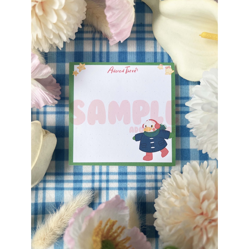 

Duck Xmas Memopads | Adored Three | Ducks Bebek