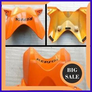 perkakas Cover Kover Tutup Plastik Tangki Depan Honda CBR 150 R CBR150 R LED Oren Asli ORI Original