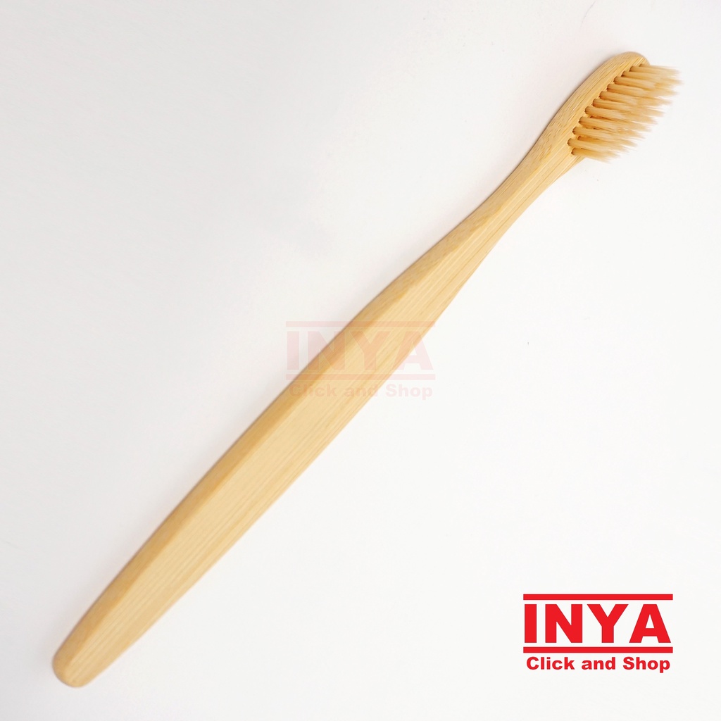 SIKAT GIGI BAMBU NATURAL BAMBOO TOOTHBRUSH 100% BIODEGRADABLE