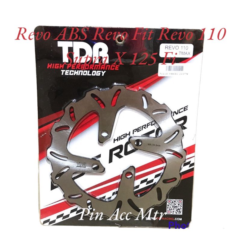 Piringan Disc Cakram Depan TDR racing Original Model T-max Uk-Standar Motor Blade Revo ABS/Revo fit/Revo 110/Supra X 125/pnp