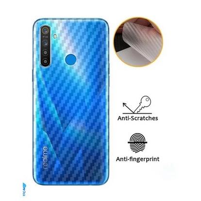 Garskin Back Skin Violete Stiker Design Carbon Pelindung Pengaman Casing Backdoor Hp OppoA95 A32 A76