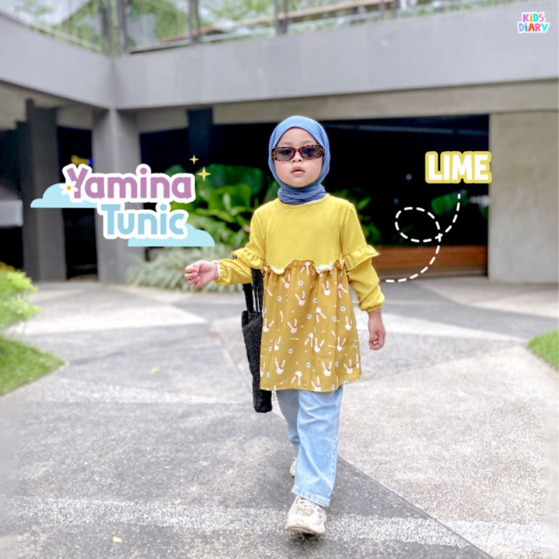 Tunik anak perempuan usia 6-10 tahun || Yamina tunik