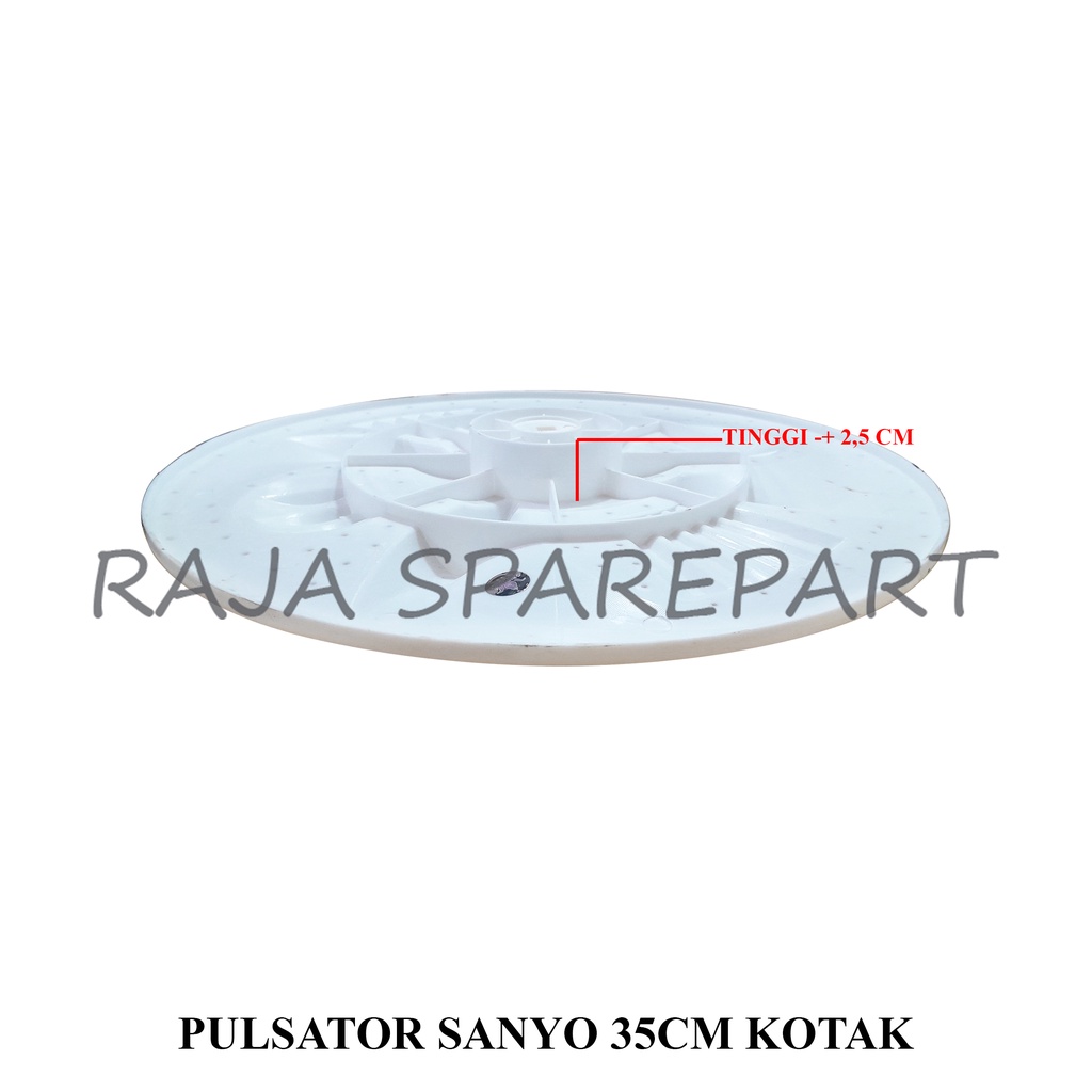 PULSATOR MESIN CUCI/PUTARAN MESIN CUCI/PULSATOR SANYO 35CM KOTAK