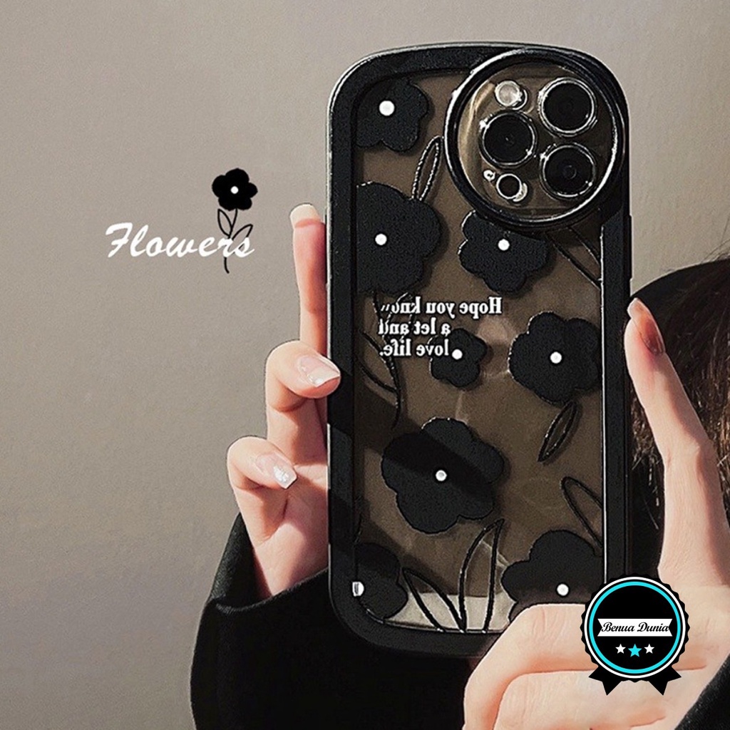 SS128 SOFTCASE FLOWER RETRO FOR OPPO A58 A78 A1K A3S A5S A12 F9 A7 A11K A15 A15S A16 A16S A17 A17K A