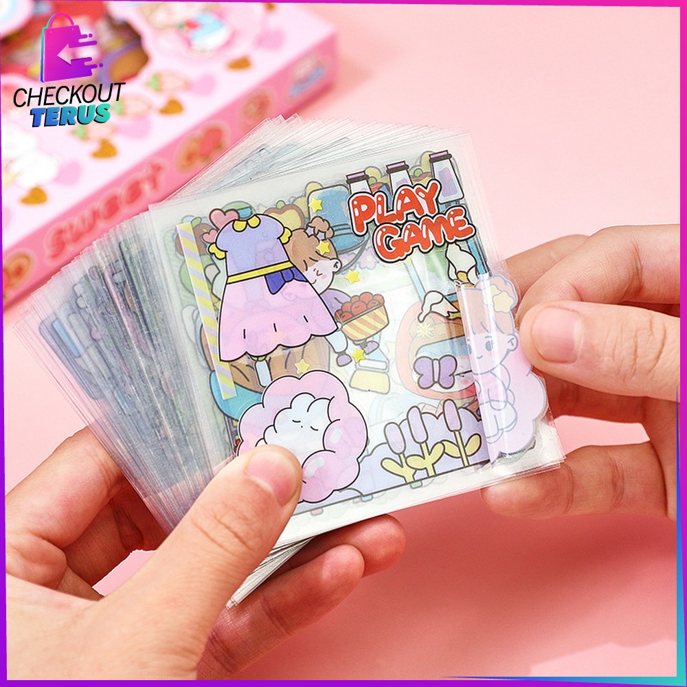 CT C473 Stiker 2D Isi 100pcs Buku Diary Tumblr Botol Motivasi Lucu Kekinian Dekorasi Scrapbook Sticker Aesthetic Karakter