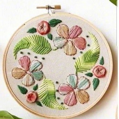 Paket DIY Sulam Embroidery Hand Bordir