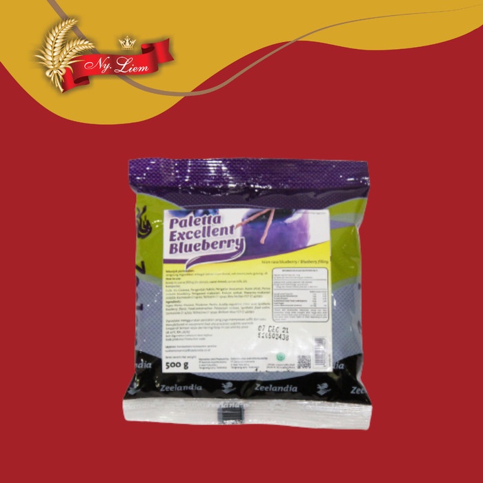 

PalettA Excellent Blueberry Filling 500 Gram IK3