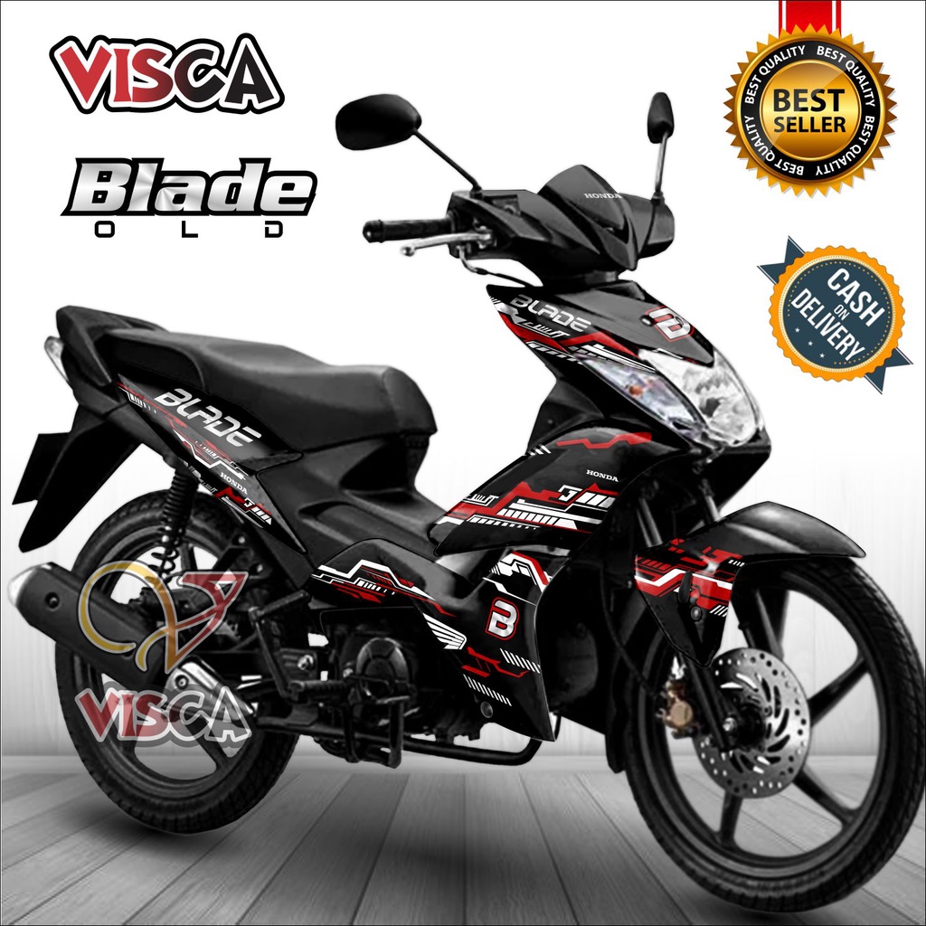 img Decal Blade 110 Old Full Body Stiker Motor Blade 110 Full Body Striping Blade 110 Variasi HITECH