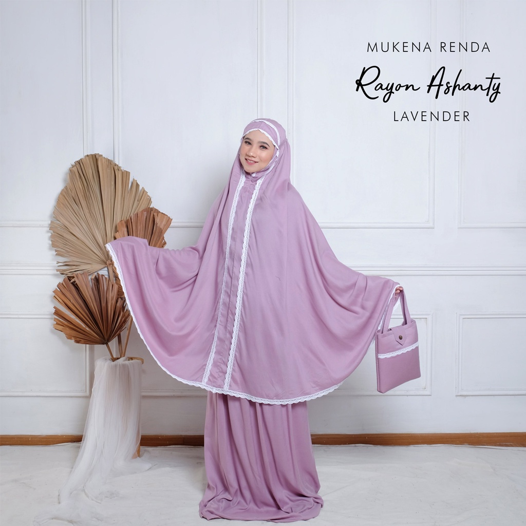 PUSAT MUKENA TASIK - MUKENA RAYON RENDA DEWASA ASHANTY