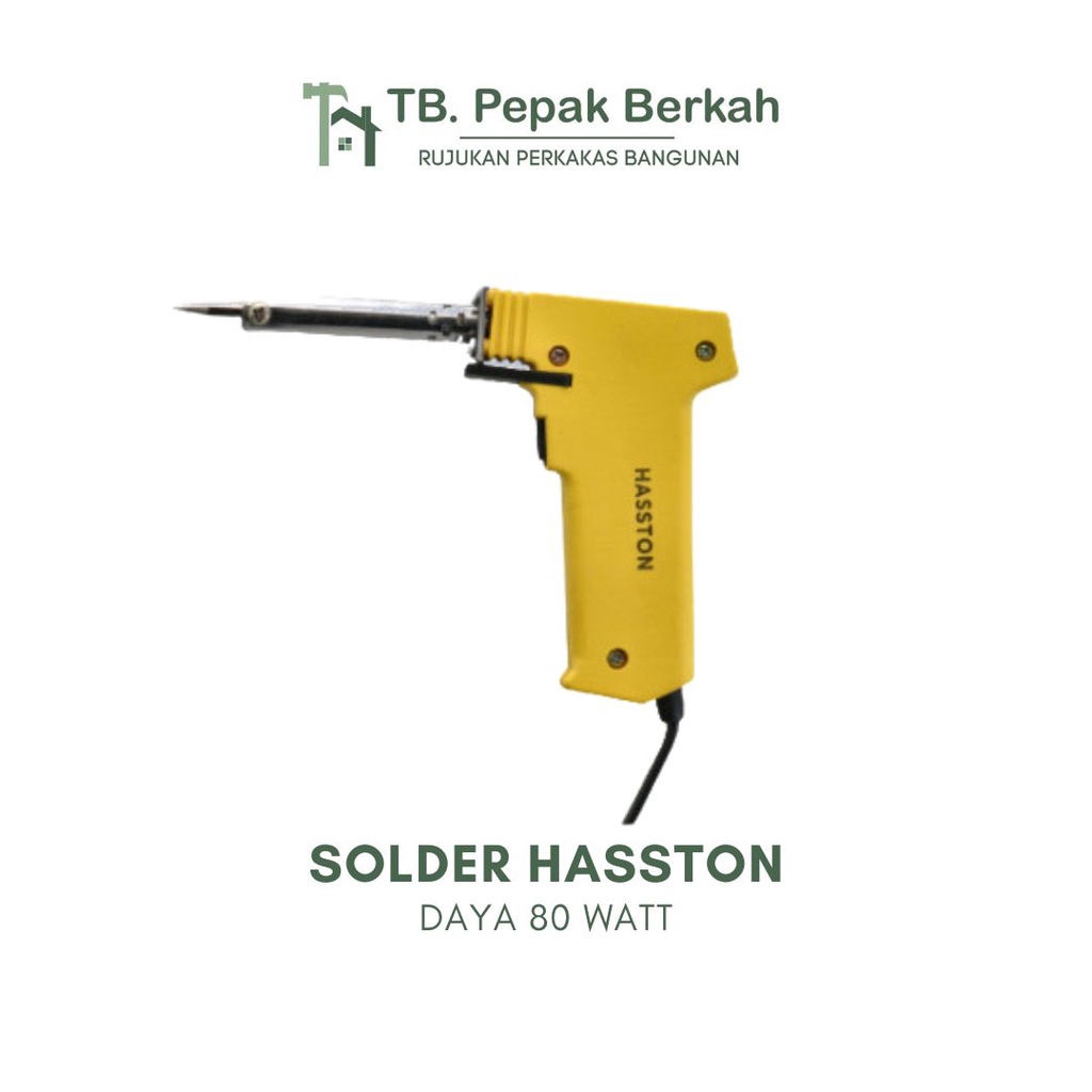 Hasston Solder Listrik Lurus Alat Solder Listrik 80 watt