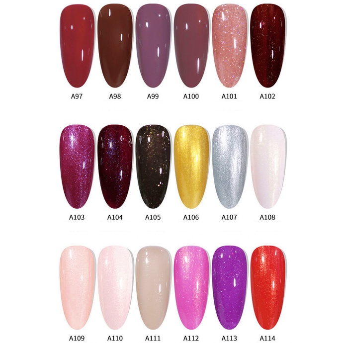 (101-127) ROSE ABOUT Kutek Halal Soak Off Gel Nail polish UV LED / Kutek Glitter Nail Art Gel Halal / cat kuku KU045